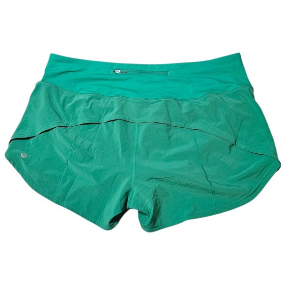 NWOT Lululemon Speed Up Shorts, High-Rise sz 14 Kelly Green - Picture 1 of 5